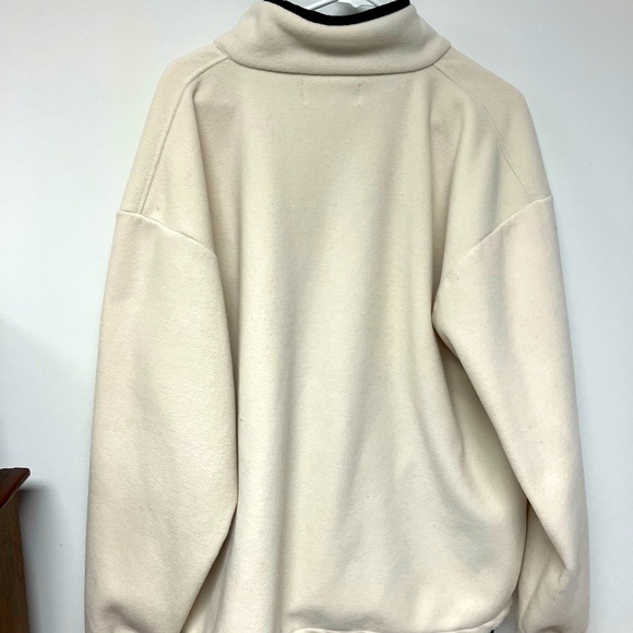 Pacific Ports, men’s fleece pullover, off white, XLG - Picture 2 of 6